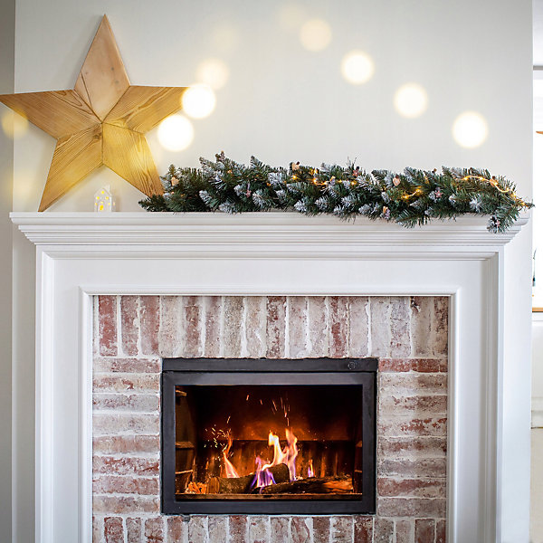 KADAX Guirlande de Sapin de Noël 115 cm Dense avec cônes