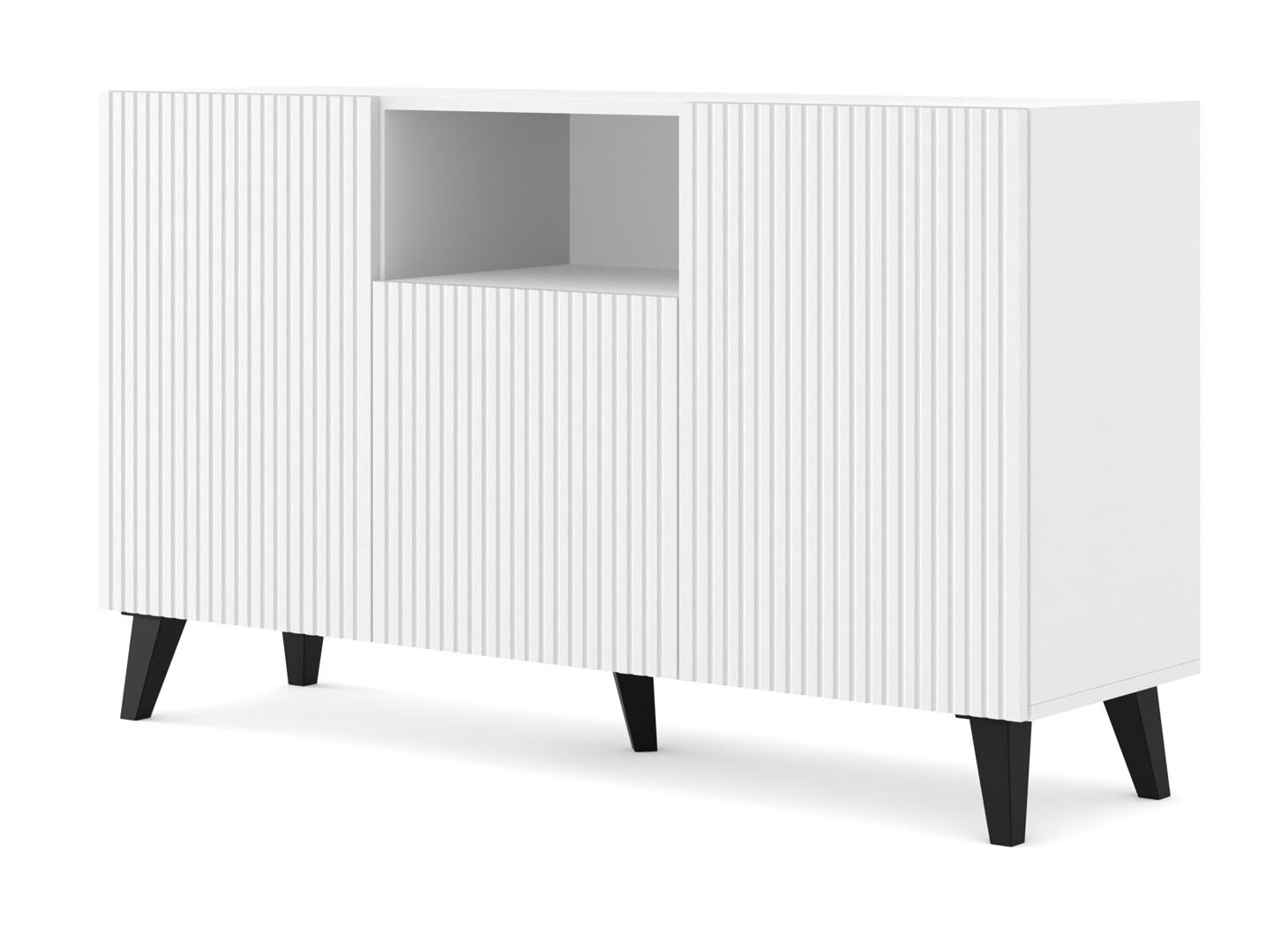 Komoda Ravenna B 150 2D1DM frez biały mat
