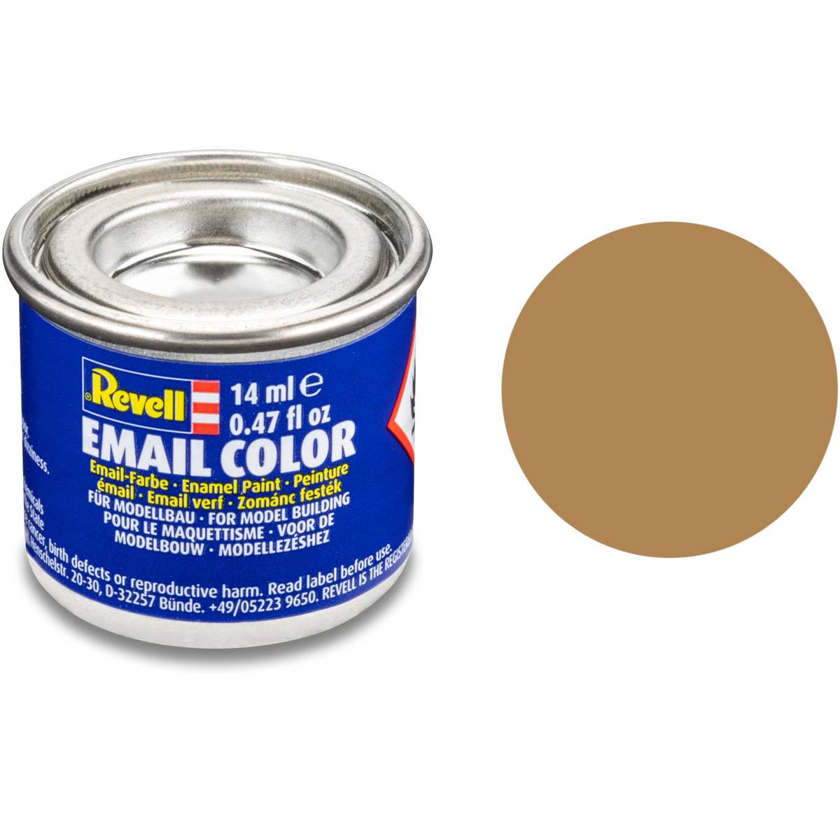 Revell Ochre Brown Matte Enamel Paint 14ml (88)