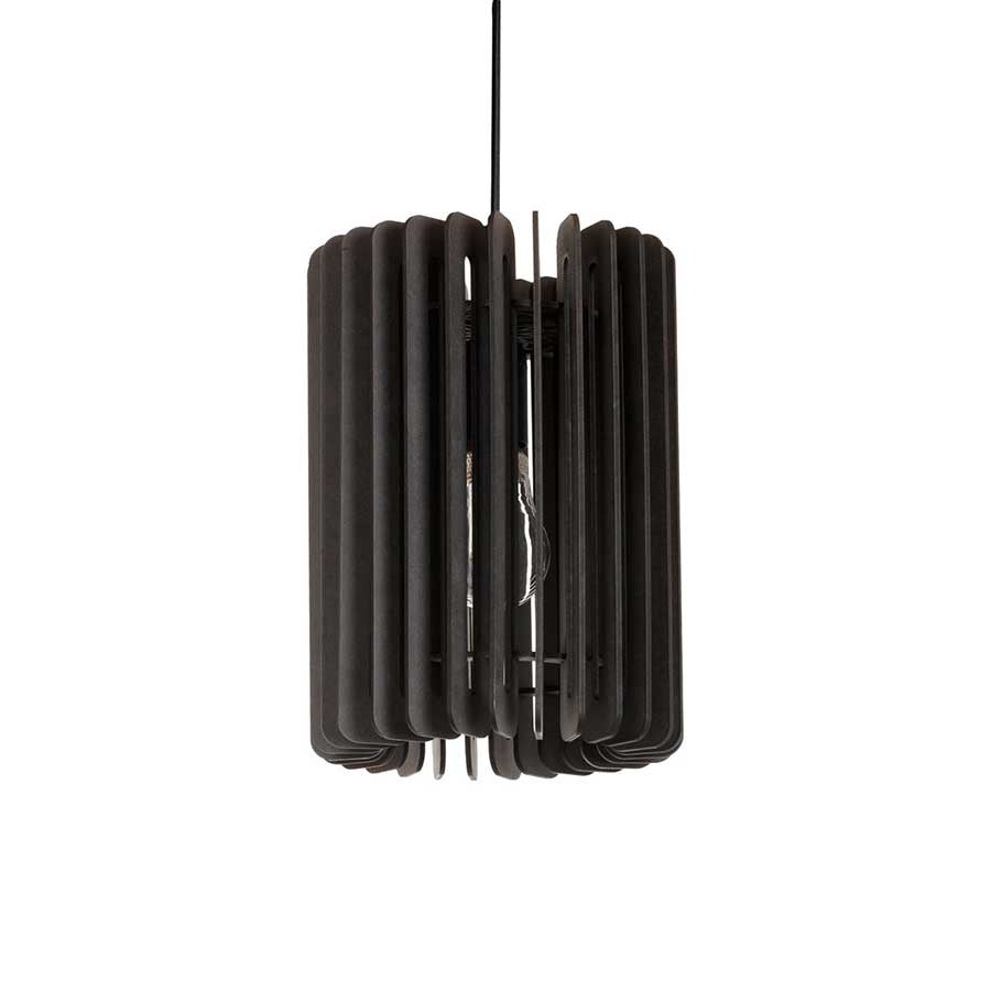Blij Design hanglamp Edge - 1 lichts - 19.5 x 135  cm - zwart