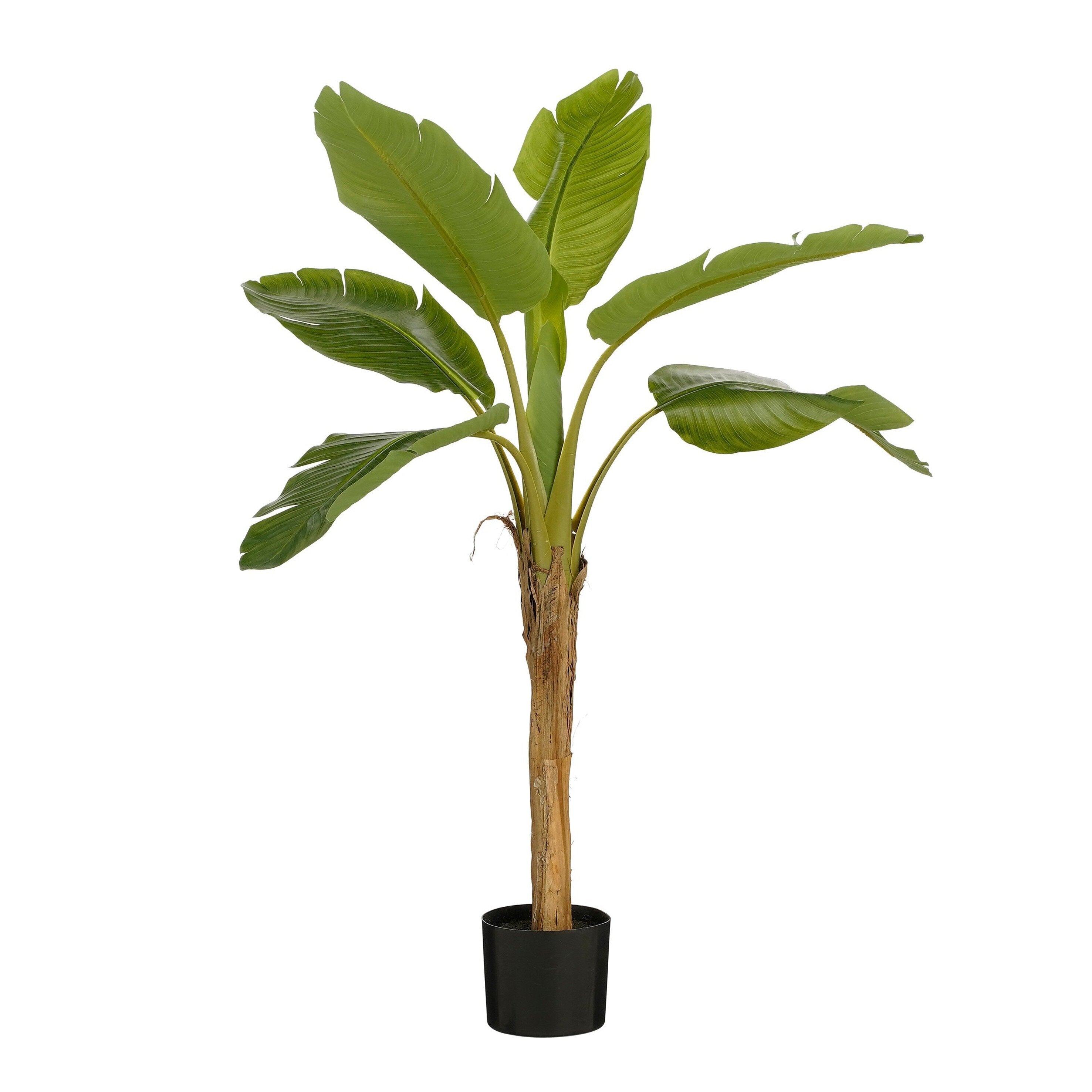 Mica Decorations Kunst Bananenplant - H120 x Ø70 cm - Groen