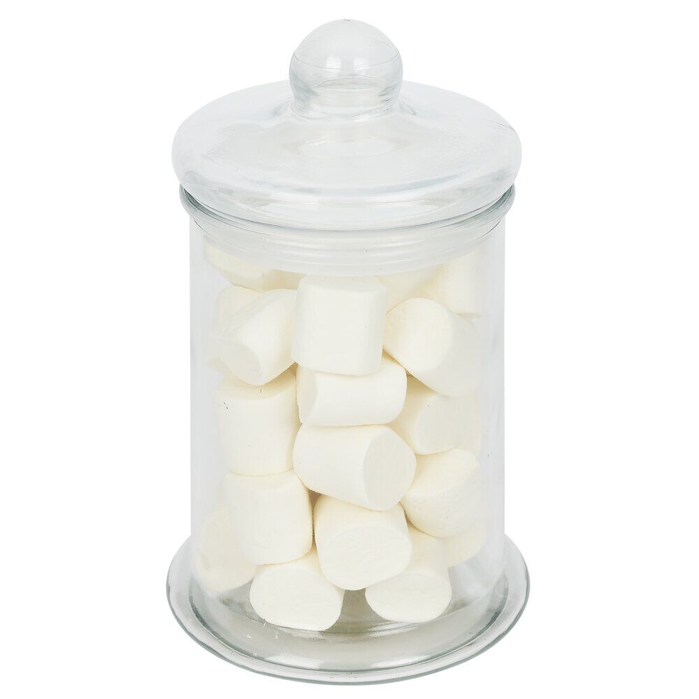 Bocal en verre transparent avec couvercle hermétique 1,75L - H.19cm