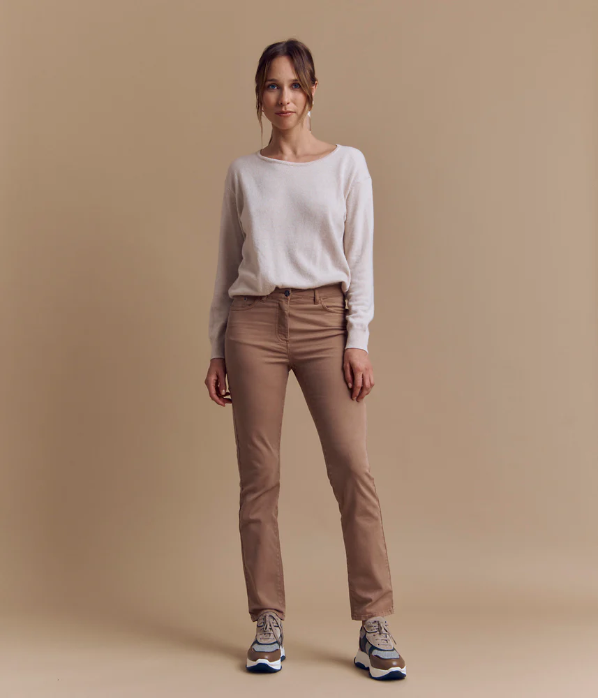 Pantalon en coton PIEMON-BIS/84152/024