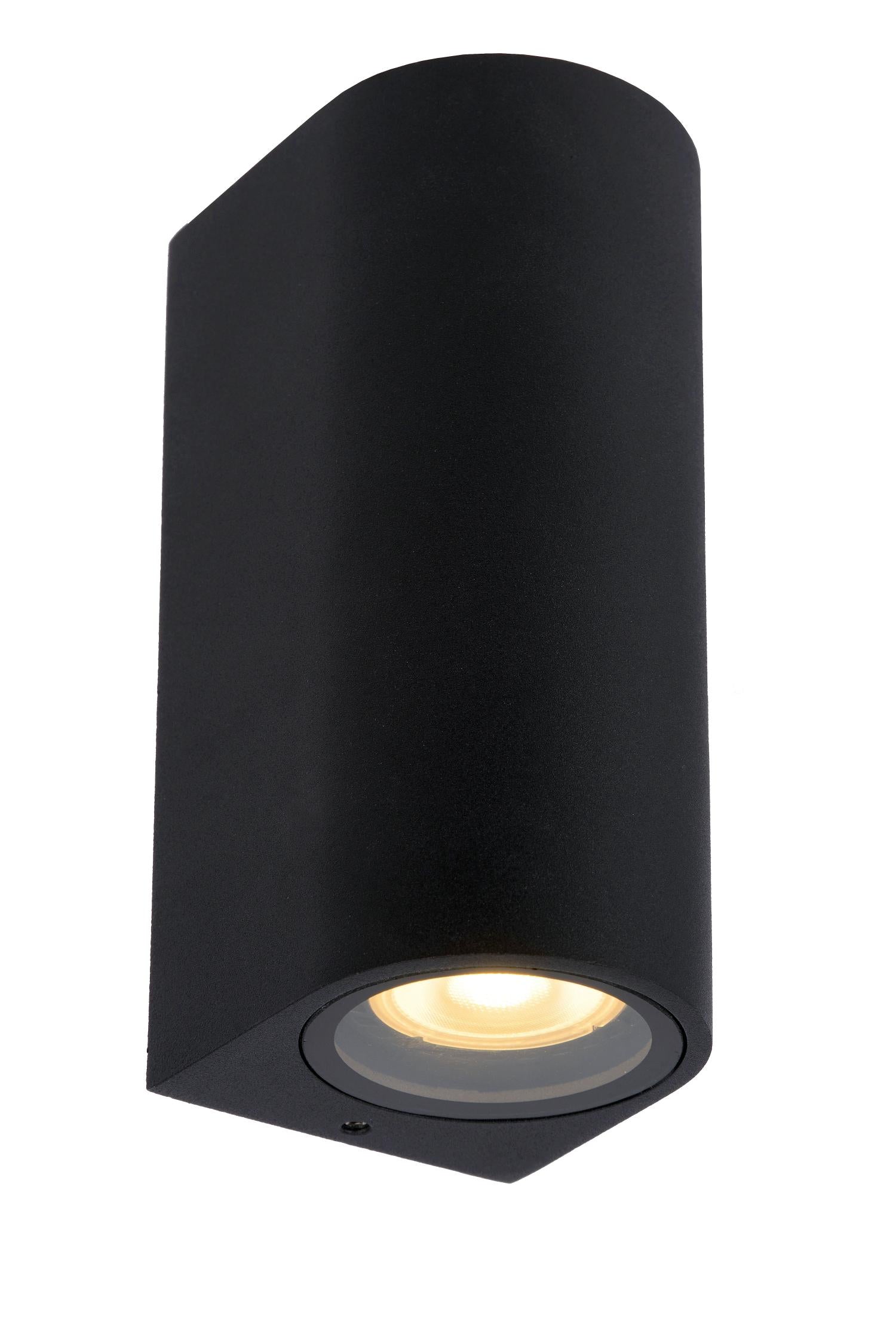 Lucide wandspot ZARO - 2xGU10 - Zwart