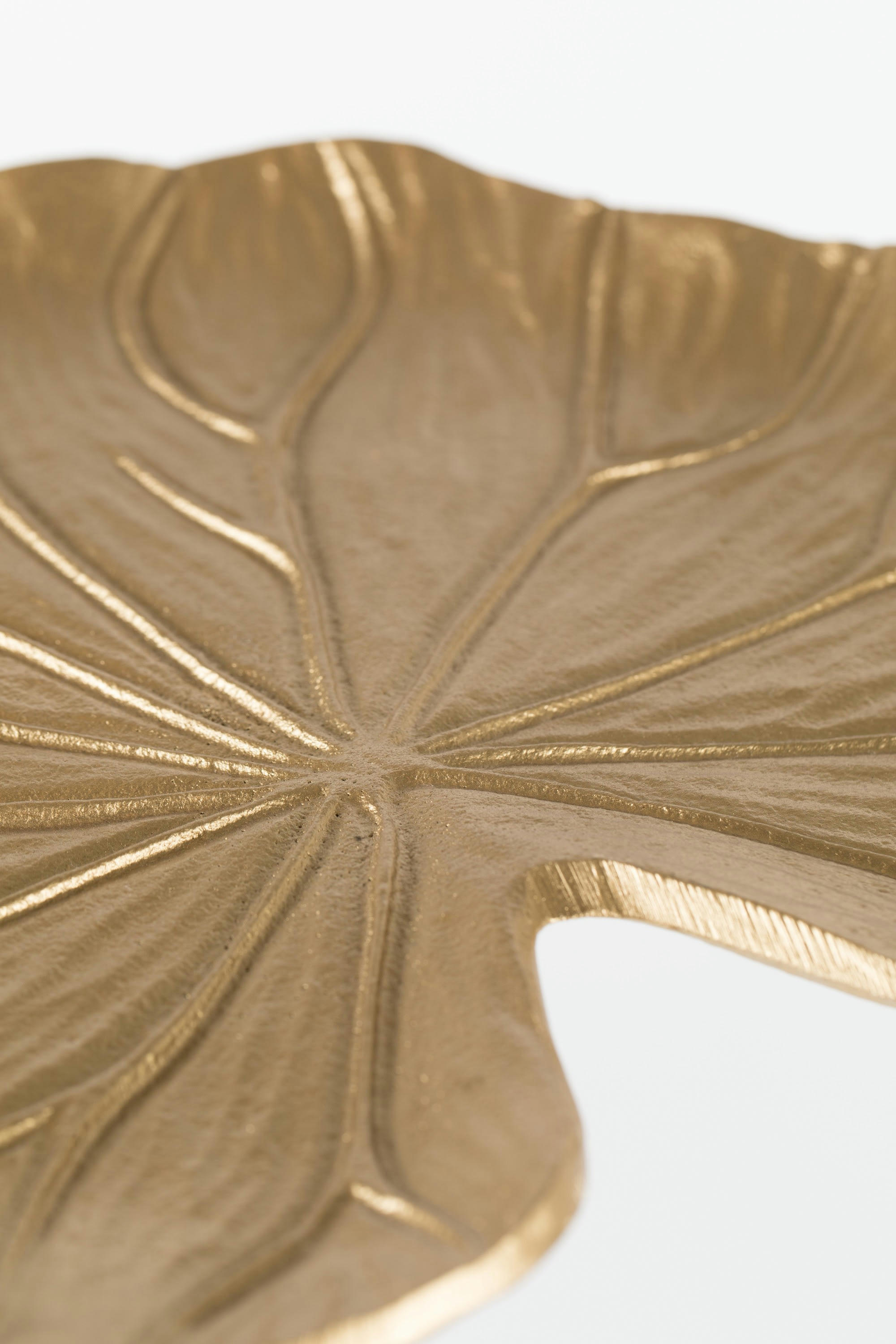 LILY - Table d'appoint en métal doré