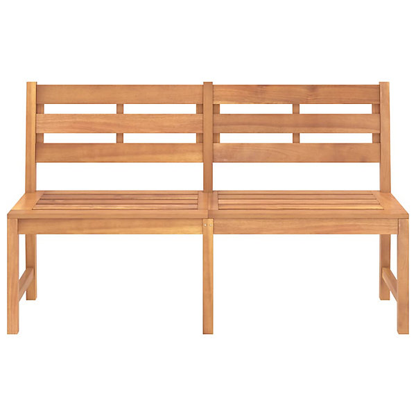 Banc de jardin meuble de patio bois Helloshop26