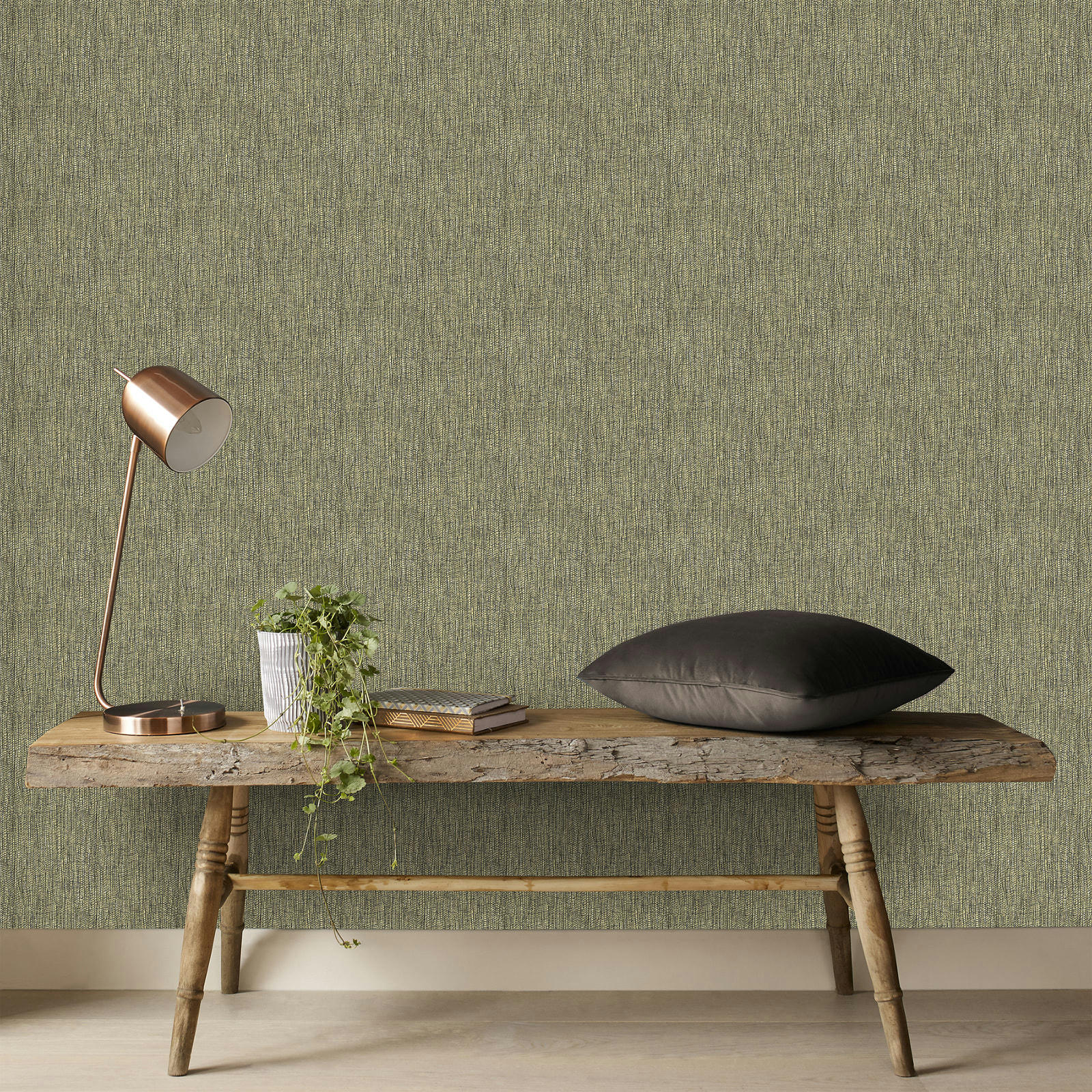 - papier peint grasscloth or 1005x52cm