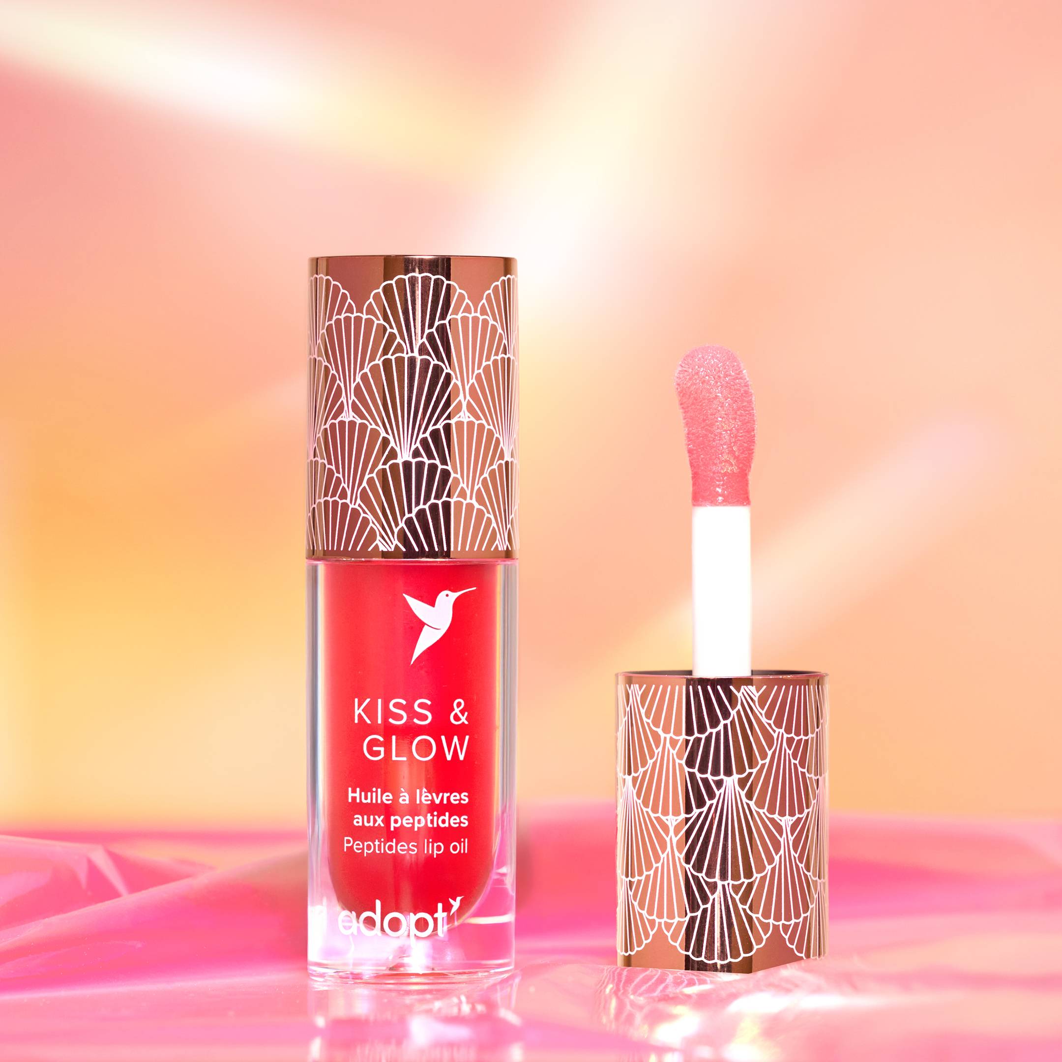 Kiss & GlowHuile à lèvres aux peptides