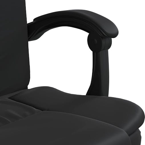 NNEVL Reclining Office Chair Black Faux Leather