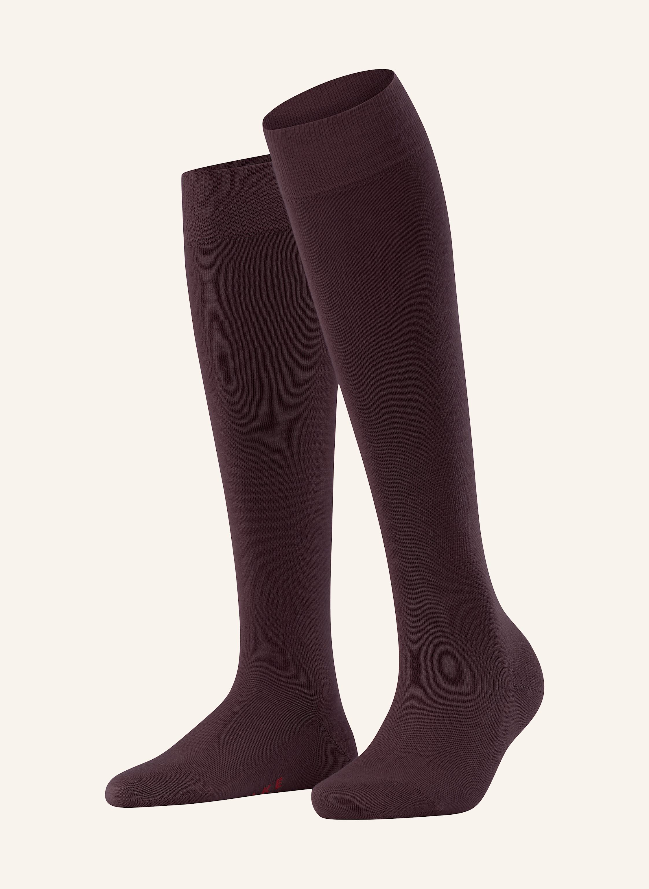 FALKE Kniestrümpfe SOFTMERINO mit Merinowolle