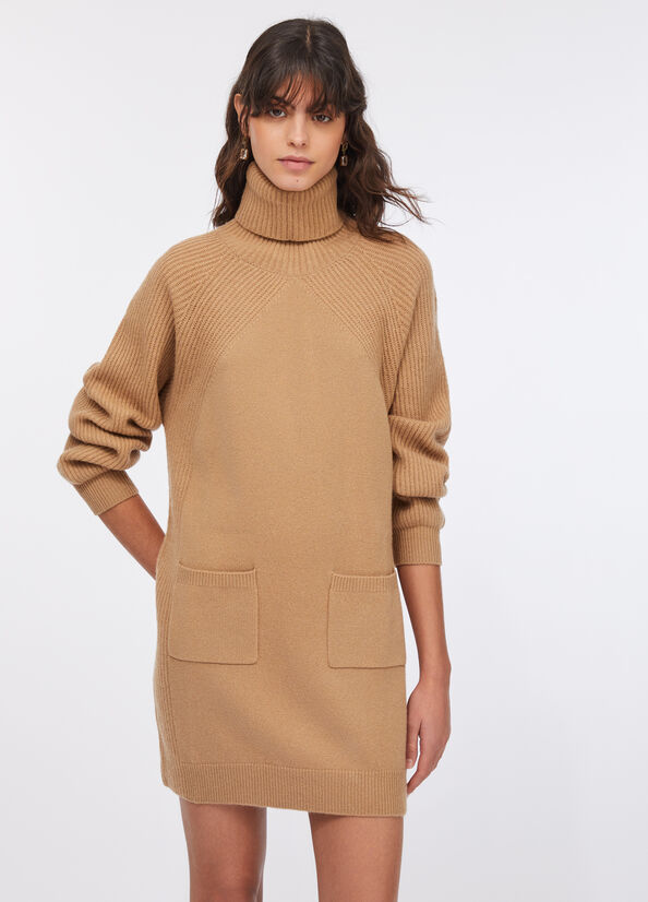 Abito in maglia 100% lana