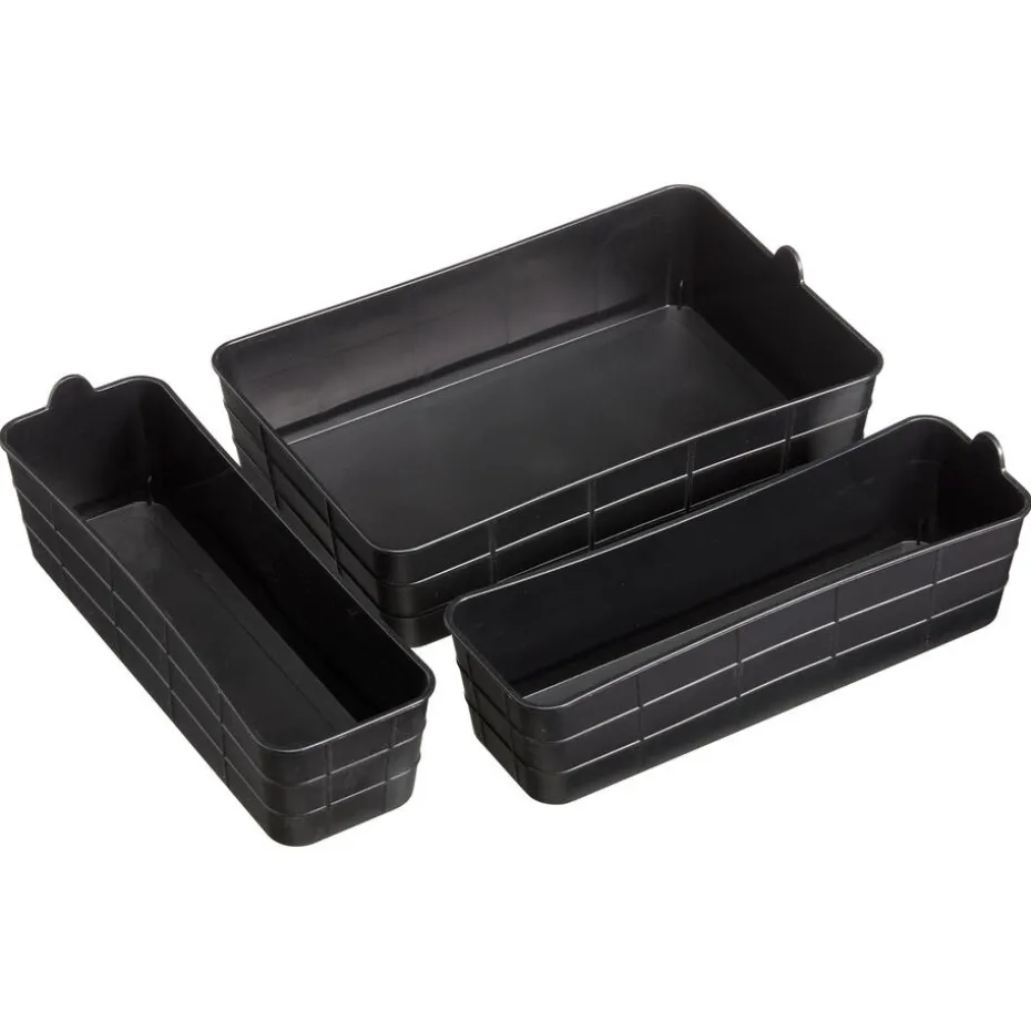 Kwantum Overige Opbergers | Opberger Midi Zwart – 3 Stuks