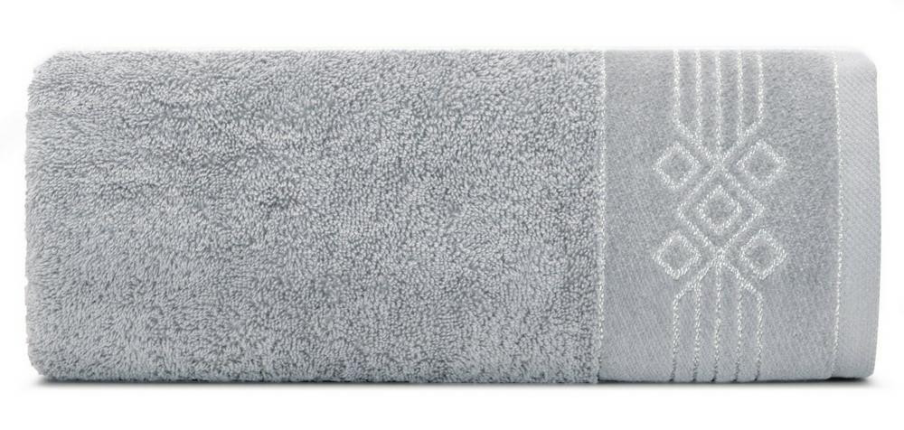 Ręcznik Kamela 50x90 srebrny frotte 520g/m2