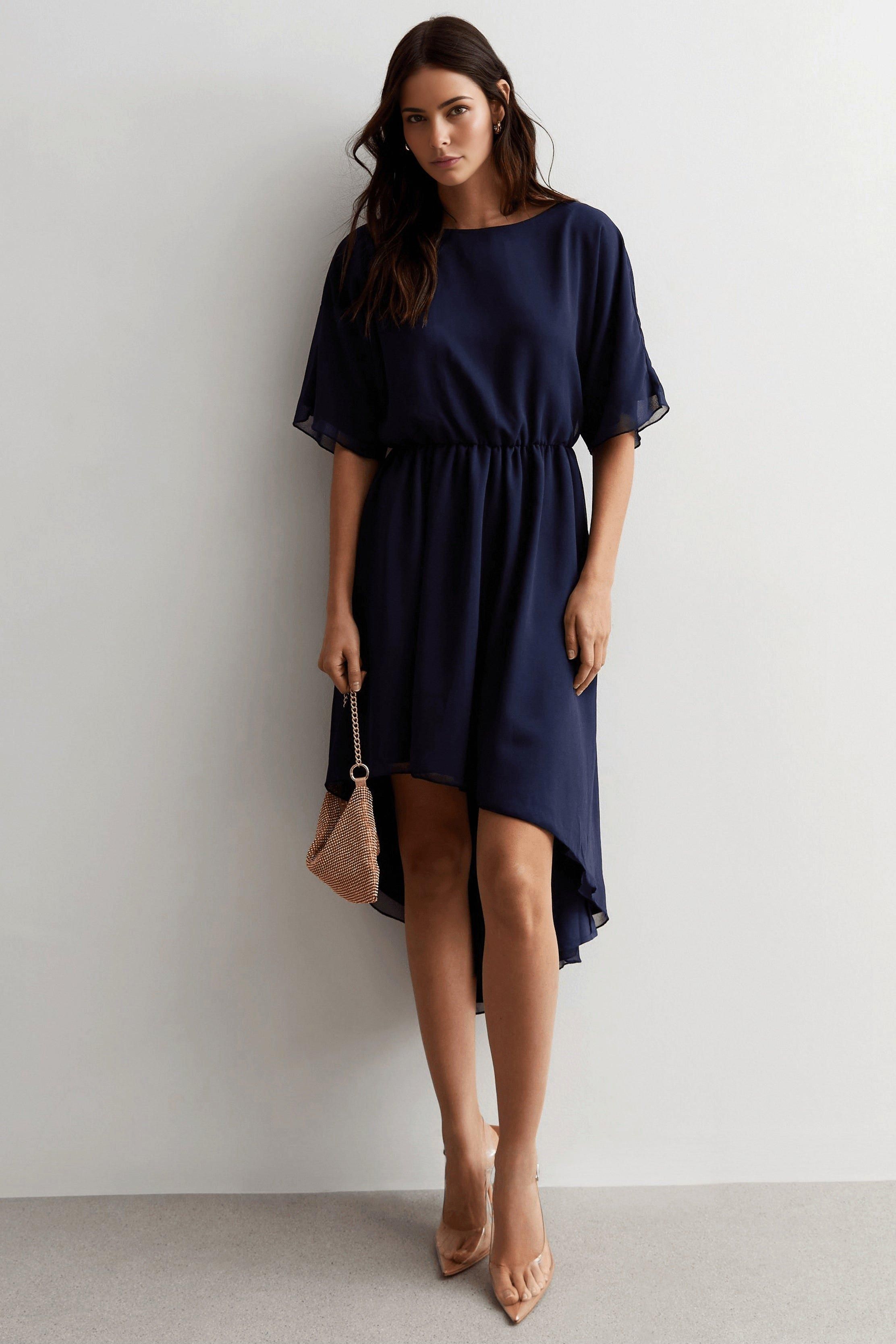 Cutie London Asymmetric Hem Dress