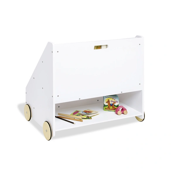 Bücherregal, BxHxL: 65 x 57 x 42 cm, weiß
