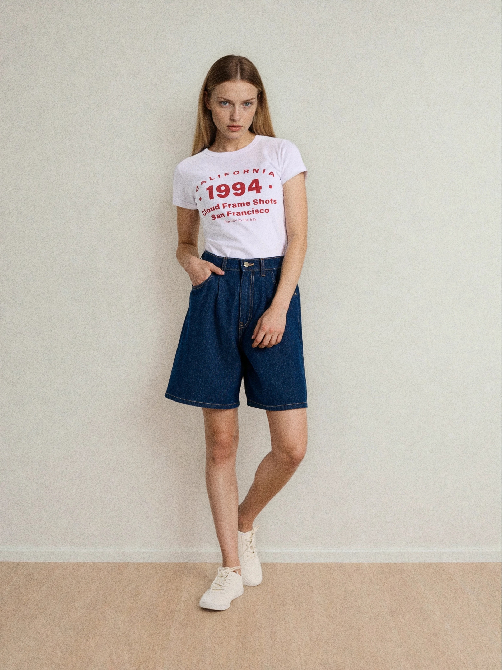 Szorty bermudy jeansowe