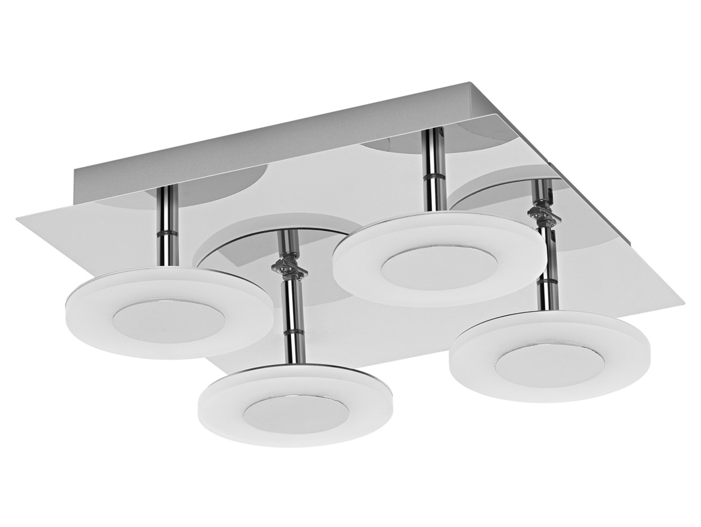 Plafon łazienkowy Smart Wifi Orbis LED ze ściemniaczem srebrny
