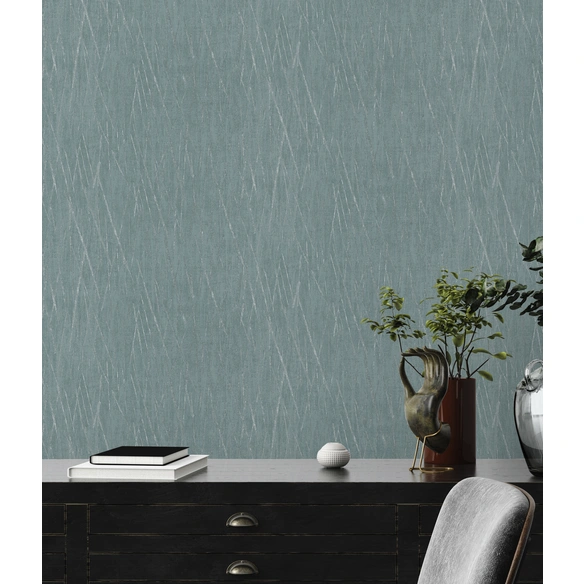 Vliestapete, BxL: 53 x 1005 cm, türkis