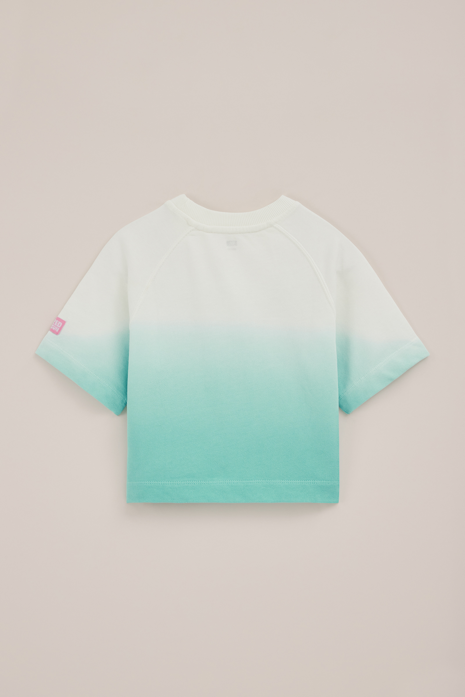 Meisjes oversized sweater met dip dye