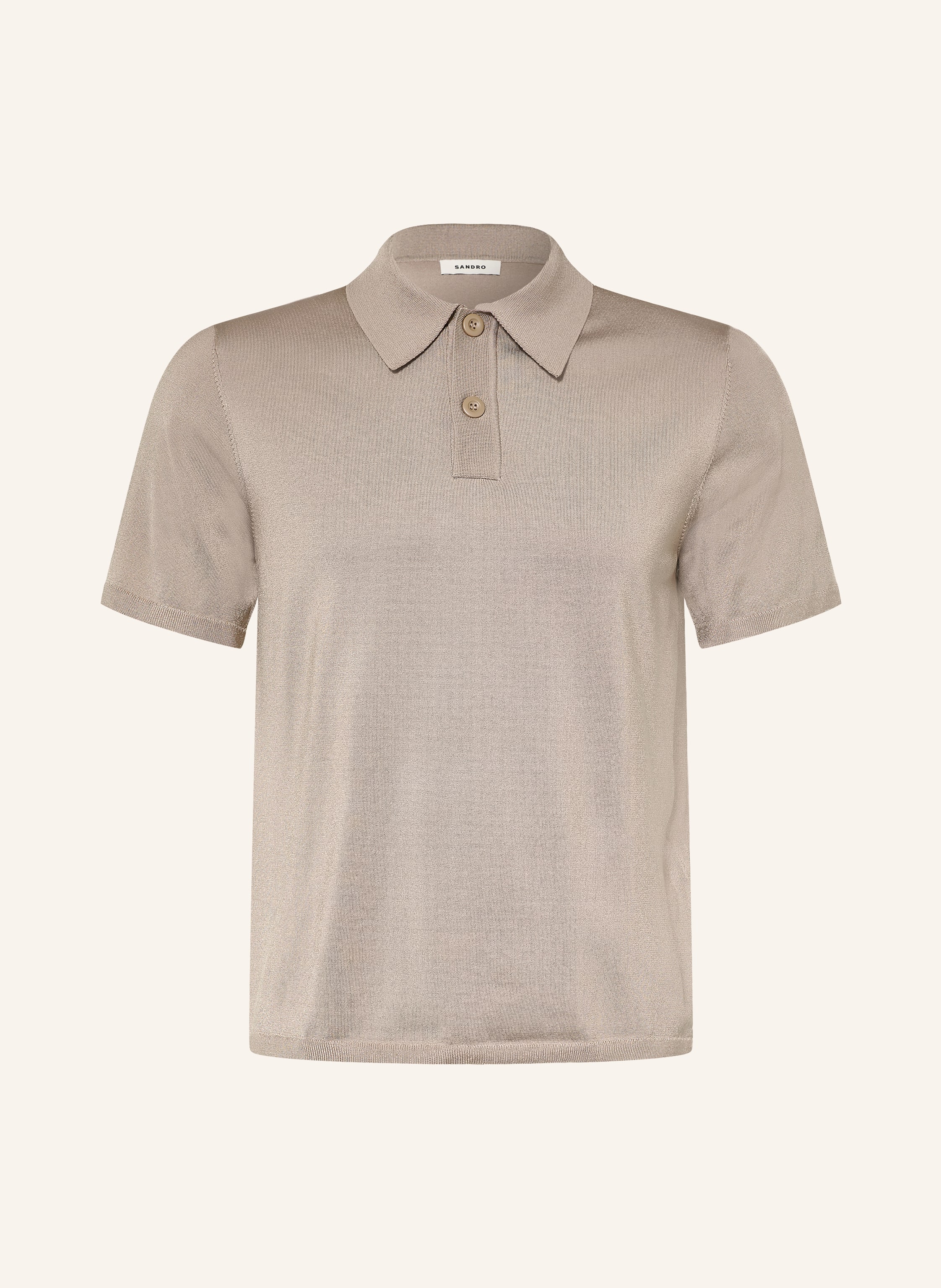 SANDRO Strick-Poloshirt