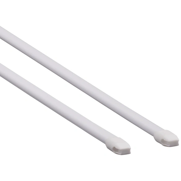 Vitragestange »flachoval«, Länge 500 mm, Ø 11 mm, Metall/Kunststoff