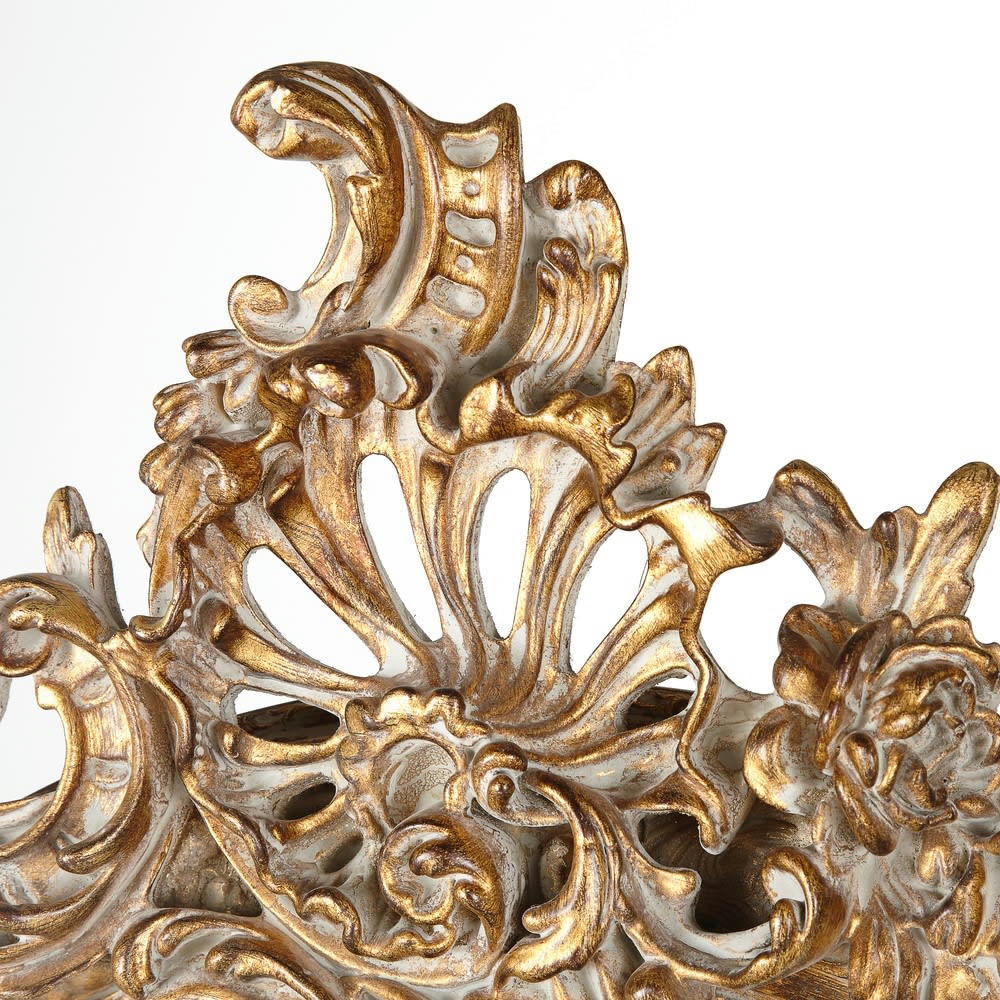 Conservatoire - Miroir rectangulaire à moulures dorées 114x100