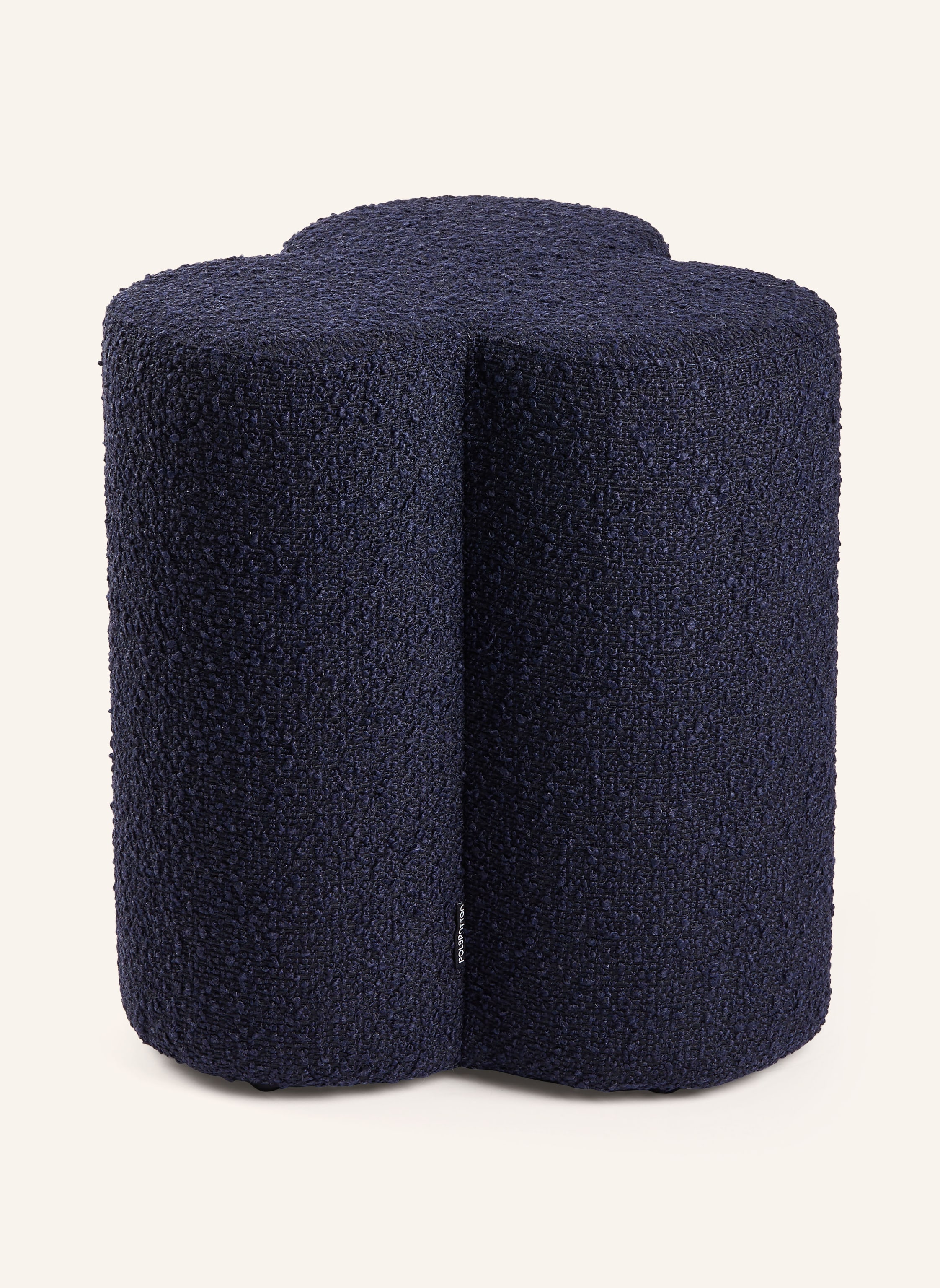 POLSPOTTEN Bouclé-Hocker CLOVER