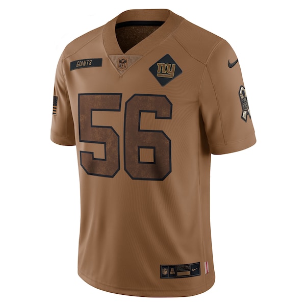 Lawrence Taylor New York Giants Nike 2023 Salute To Service Retired Player Limited Jersey - Brown