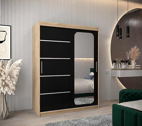 Armoire Promo V2 a portes coulissantes H. 200 x L. 150 x P. 62 2 portes