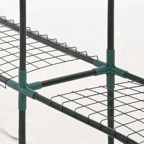 NNEVL Greenhouse with 8 Shelves 143x143x195 cm