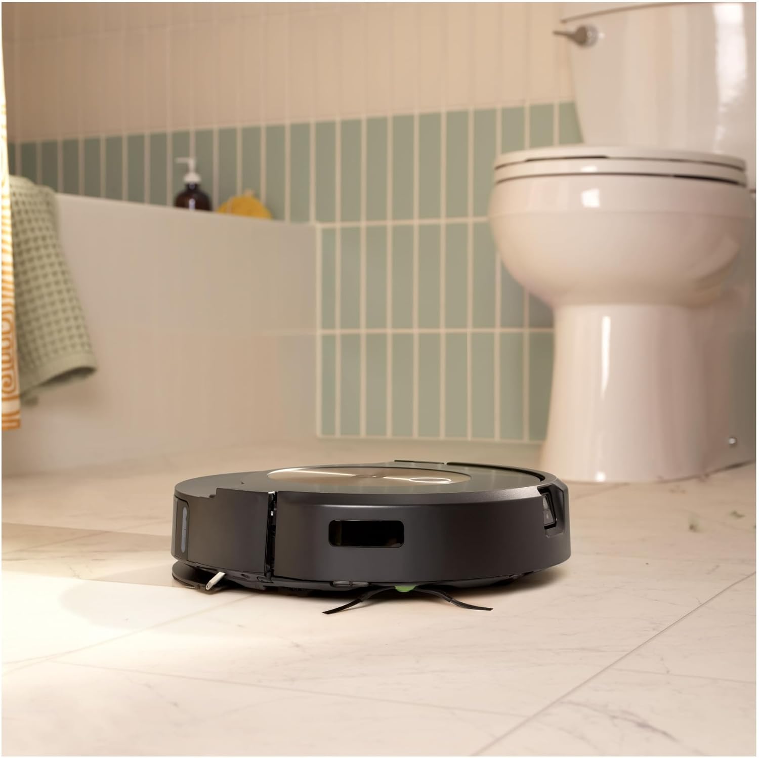 iRobot Roomba j9+ Self-Emptying Robot Vacuum – Powerful Suction, Identifies and Avoids Obstacles Like Waste, Self-Empties for 60 Days, Best for Homes with Pets, Smart Mapping, Works with Alexa​