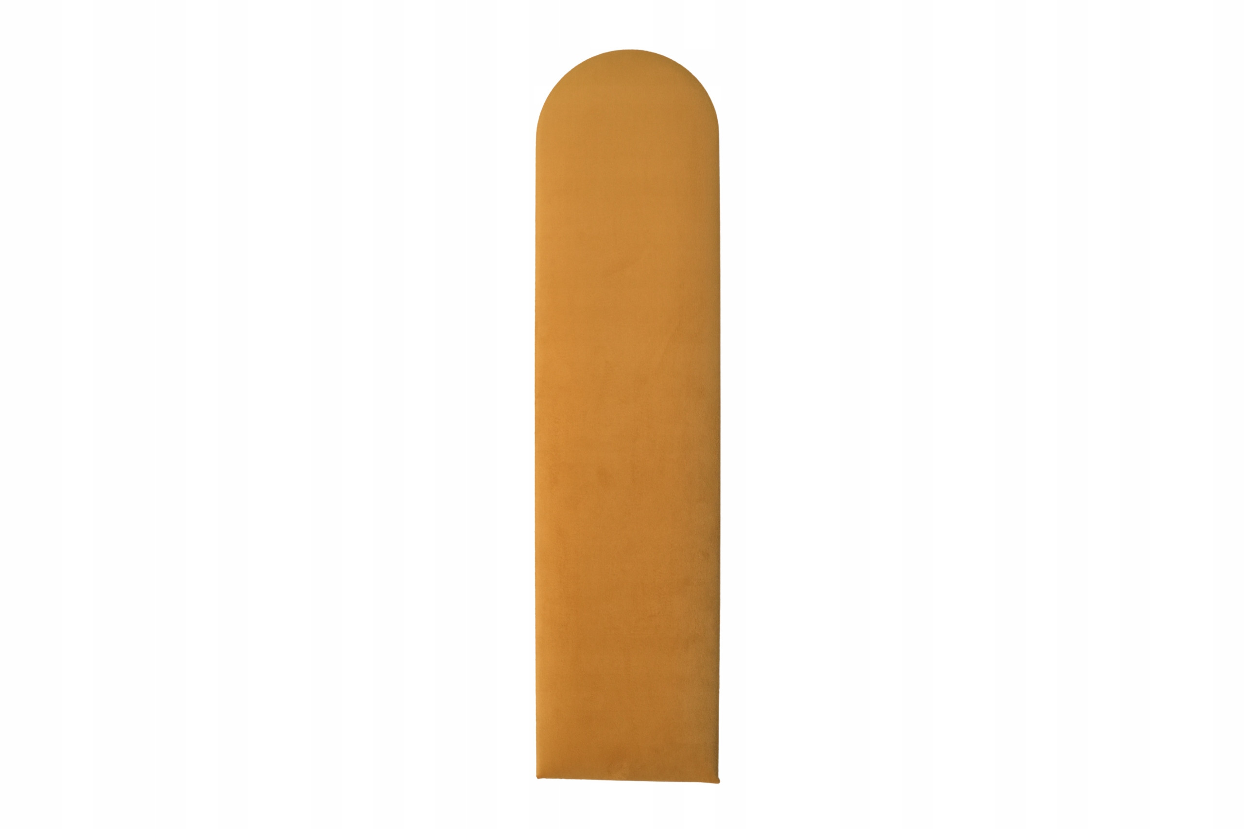 Panel Tapicerowany Płotek Komvortowy 110X15 Cm Żółte Smart Velvet Ścienny