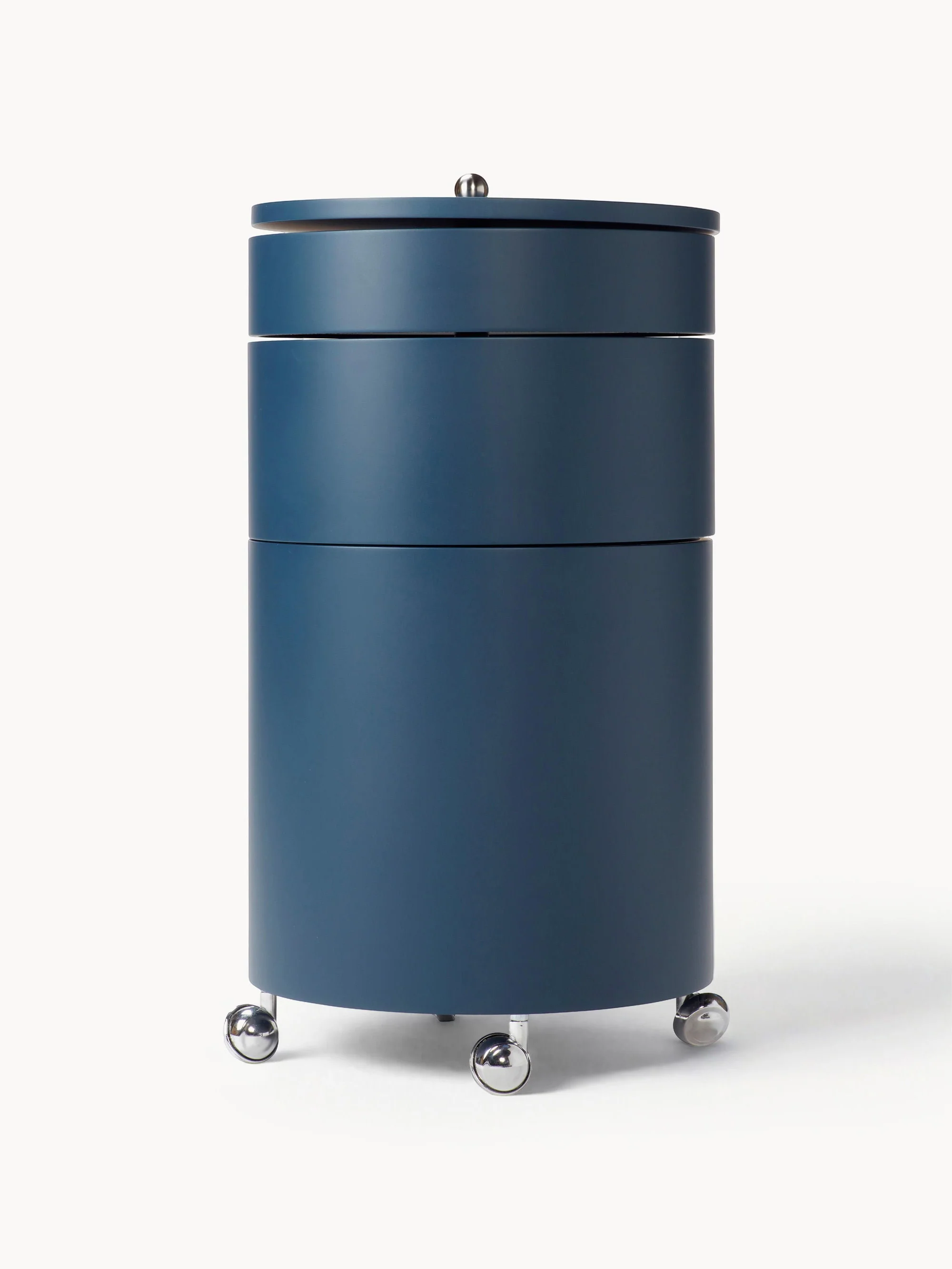 Runder Rollcontainer Barboy, Design Verner Panton