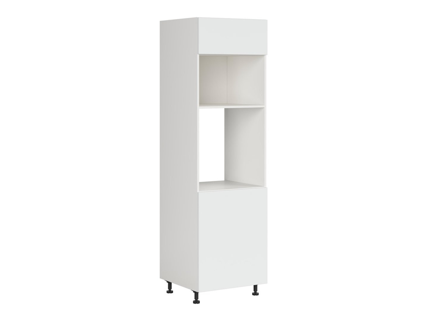 Szafka pod zabudowę piekarnika Top Line 2 60 cm prawa śnieżny super mat