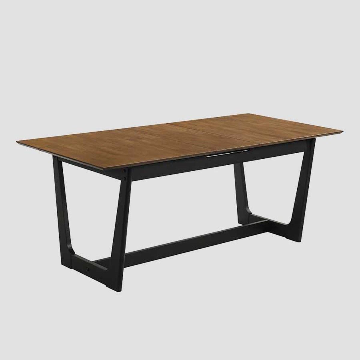 Stół PAHKEL z drewna kauczukowego rozkładany 160-195x90x76 cm