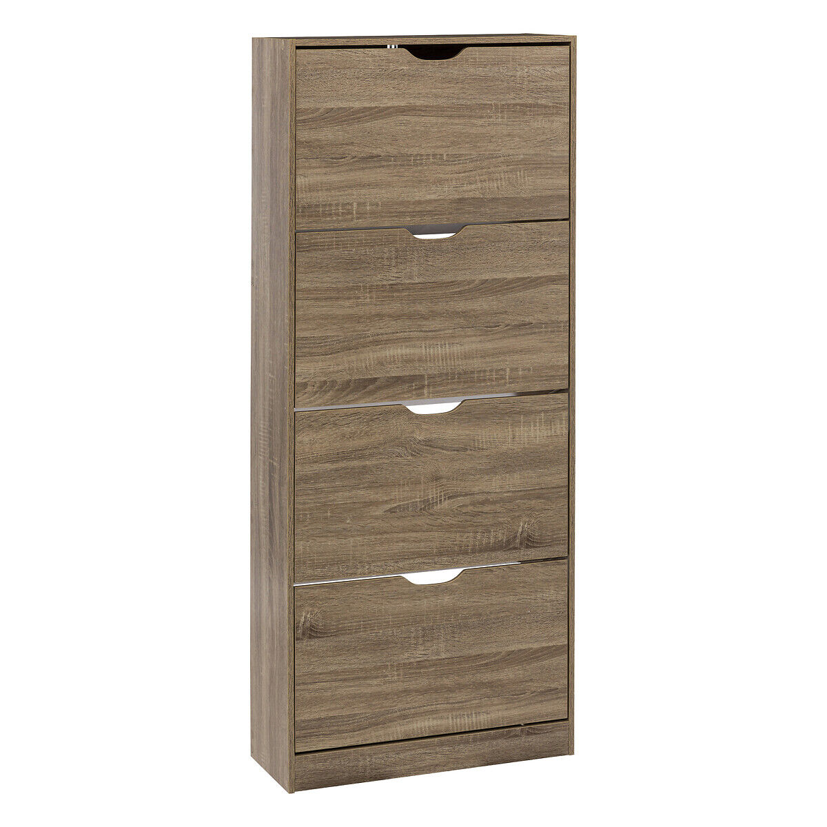 Sapateria castanha com 4 gavetas