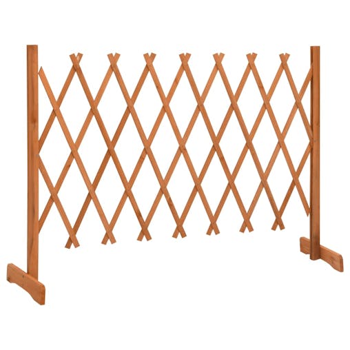 NNEVL Garden Trellis Fence Orange 150x80 cm Solid Firwood