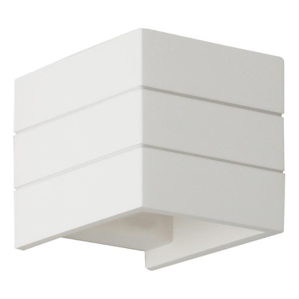 Kinkiet biały KRIS 1xG9x40W wym:11x11x11cm IP20 Lampex