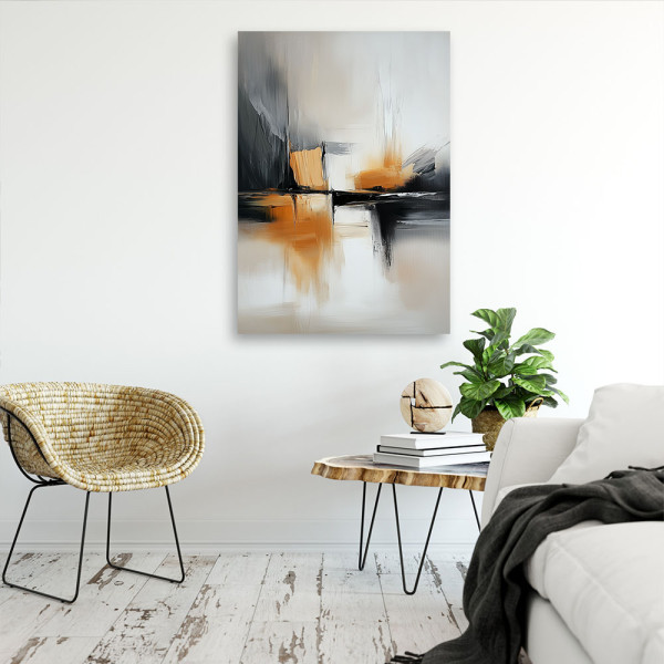 Feeby Obraz do salonu, Abstrakcja Efekt Pędzla 40x60
