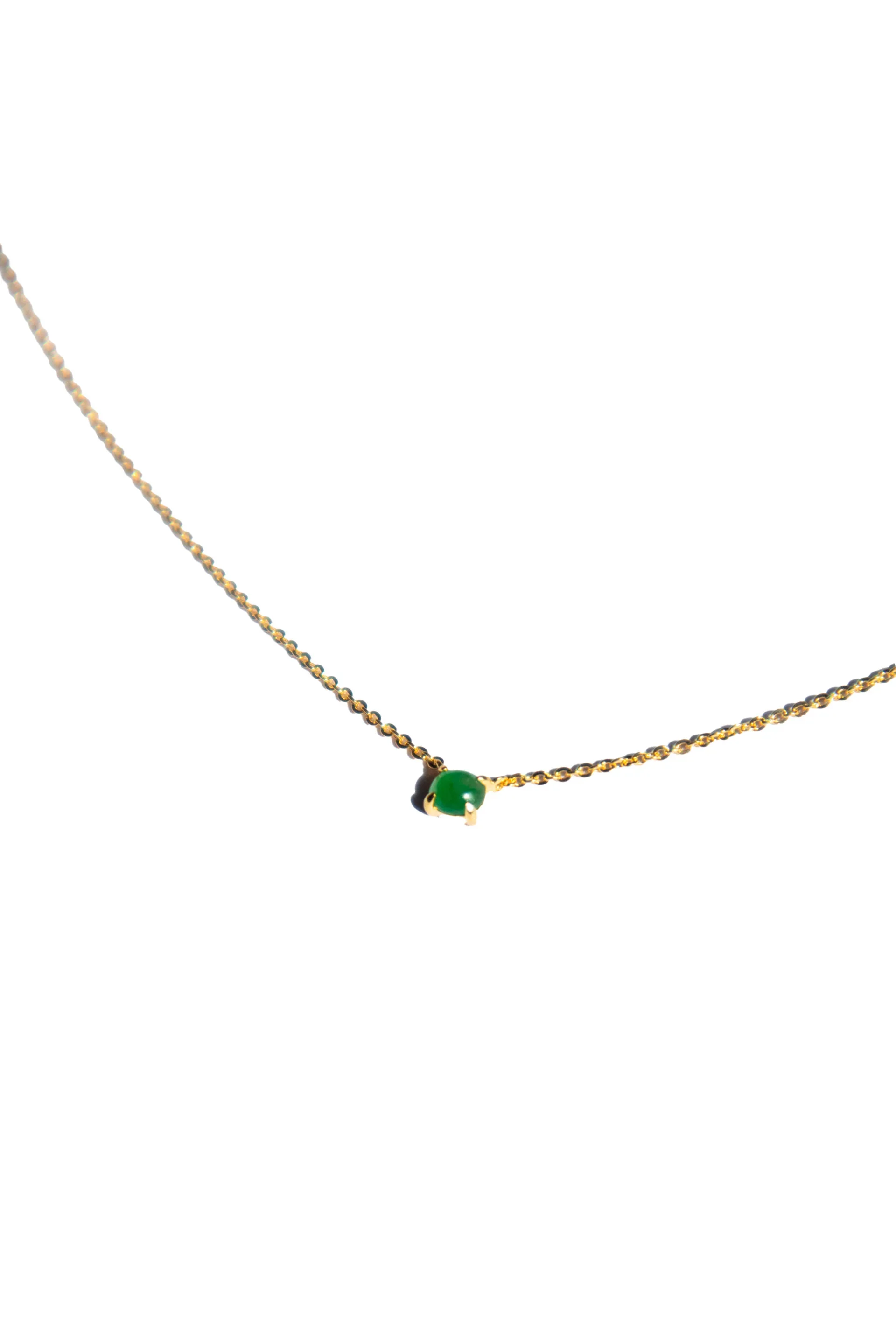 seree Atelier | Mila — Imperial Green Jade Necklace