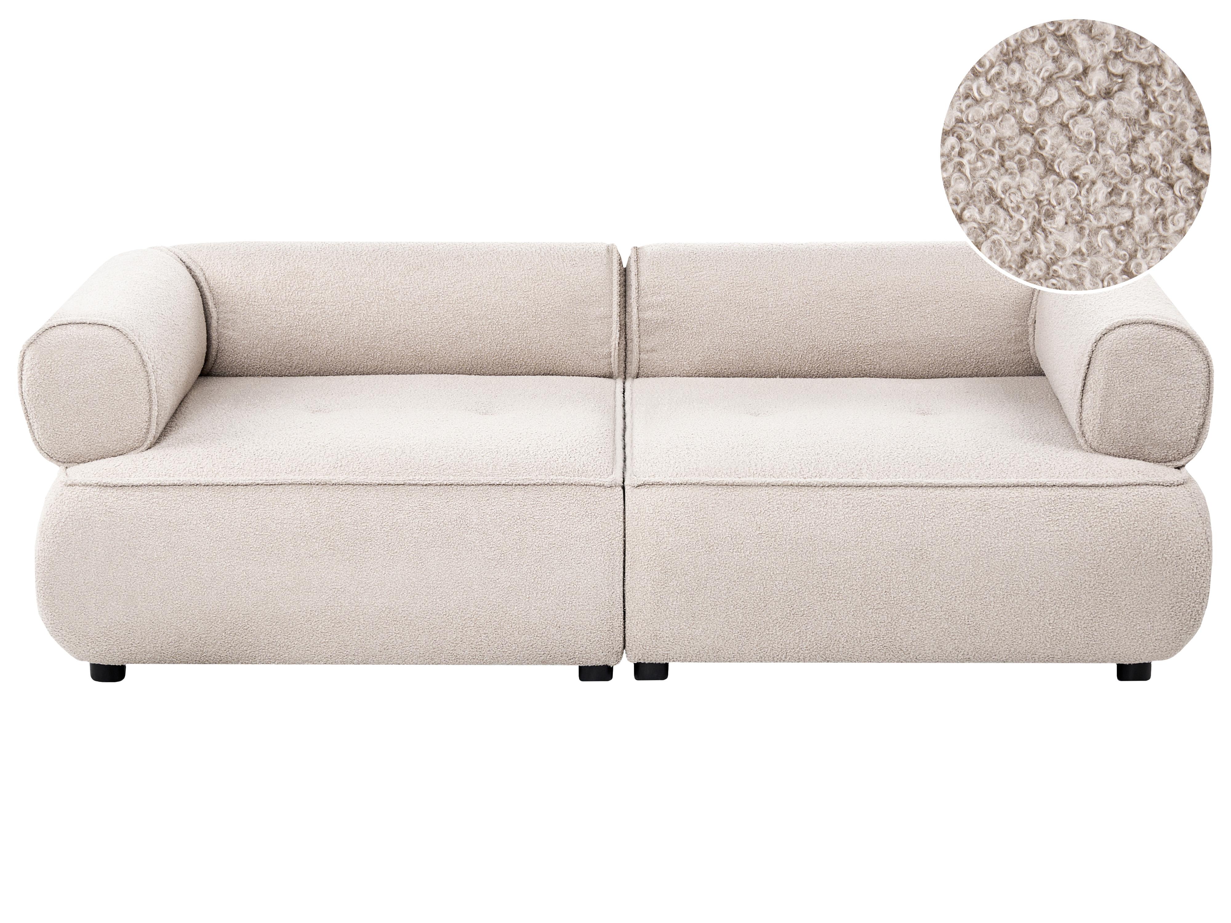 Ottoman SALLA Boucle Beige