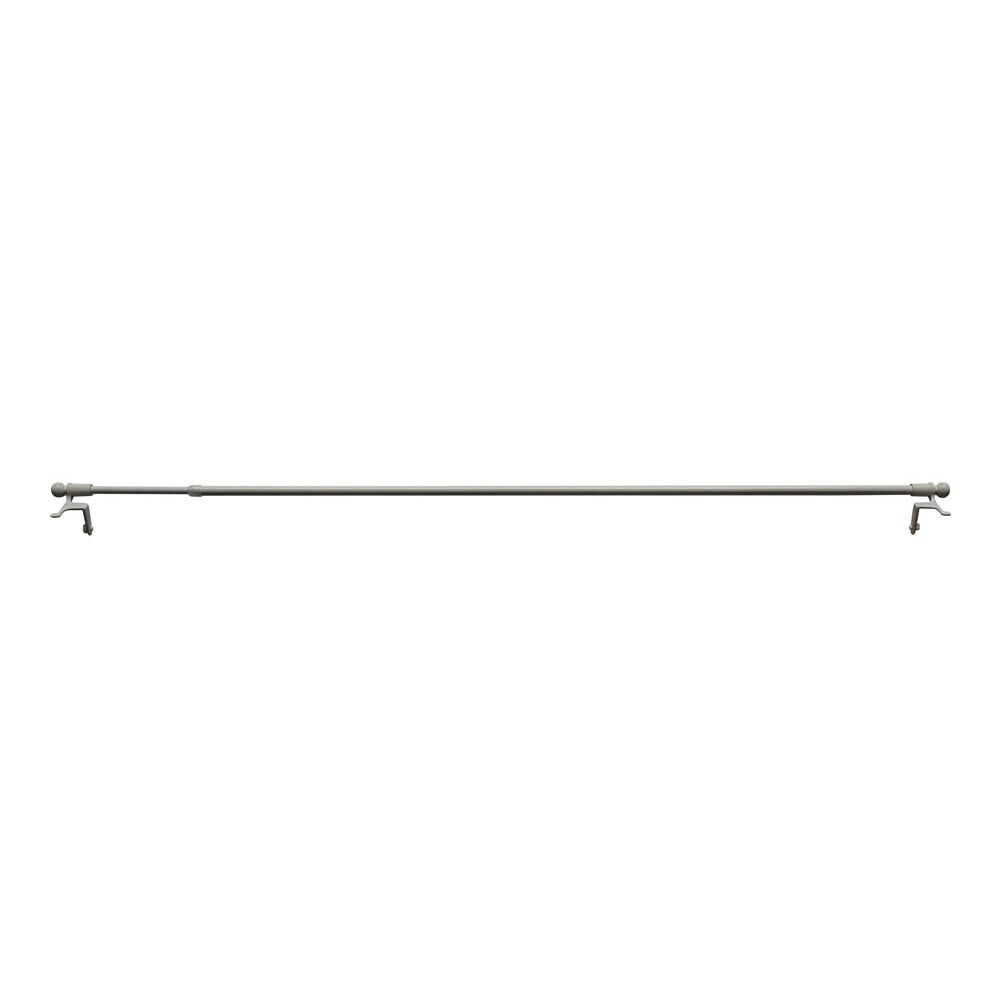 Tringle à pression Extensible Métal Blanc 80-110 cm