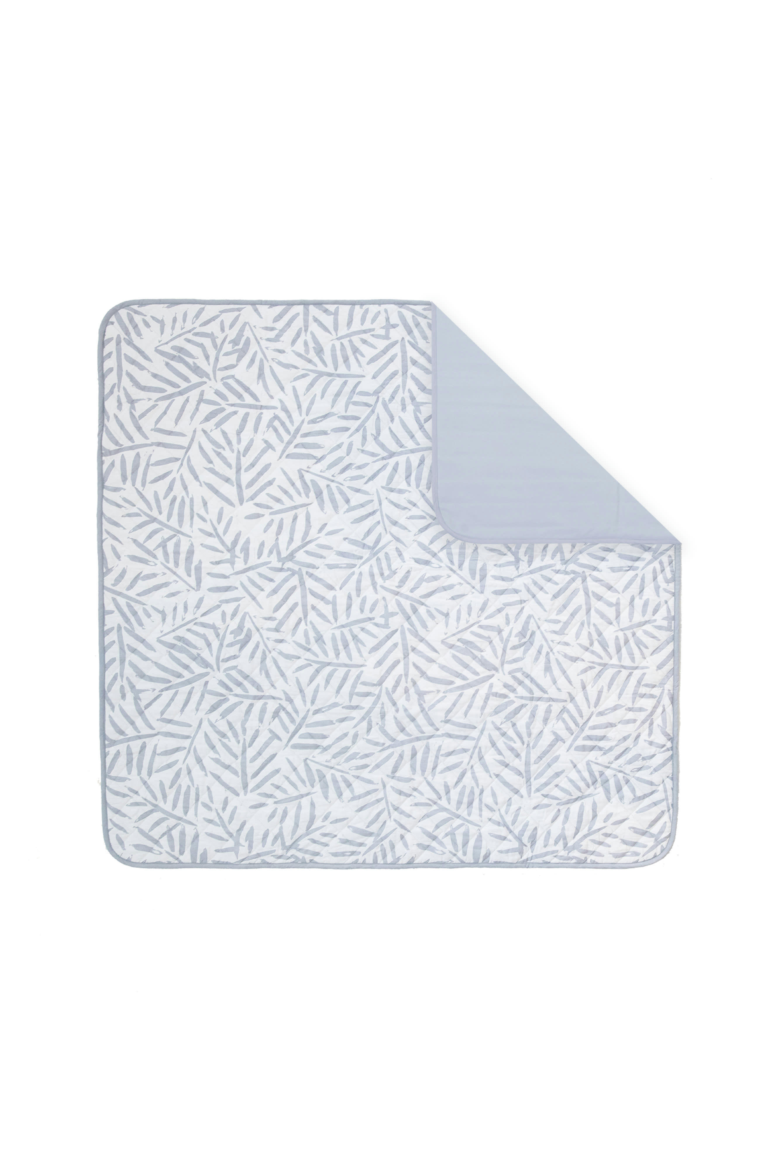 - Tapis en 100% coton gris 120x120cm