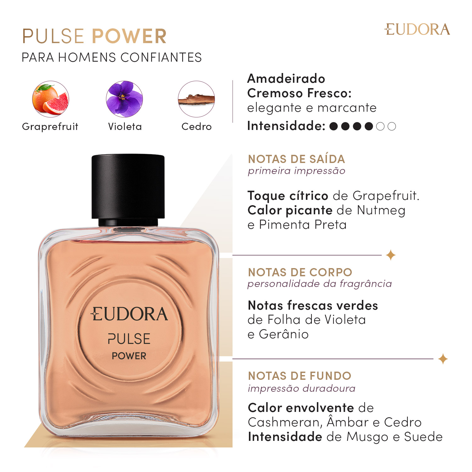 Pulse Power Desodorante Colônia 100ml