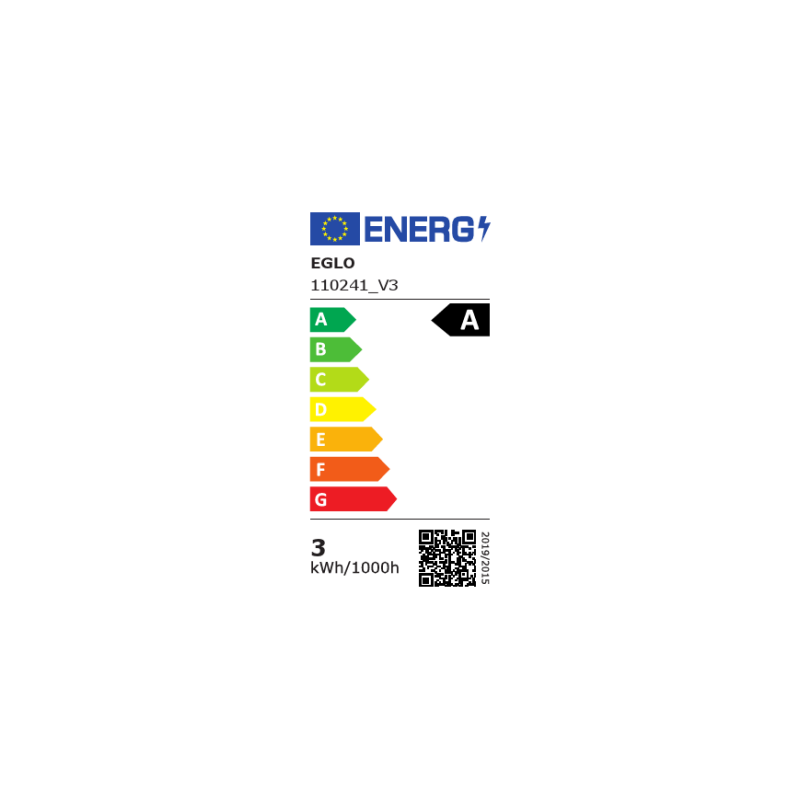 Ampoule LED A60 transparente Ø 6 cm E27 2,2 W EGLO