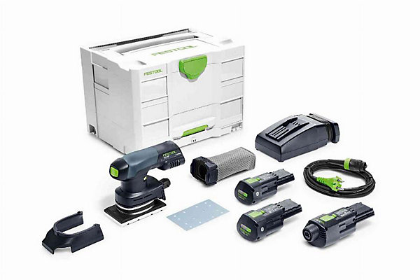 Festool RTSC 400 3,0 ISet Ponceuse vibrante hybride 18 V - 1,4 kg, 3,0 Ah