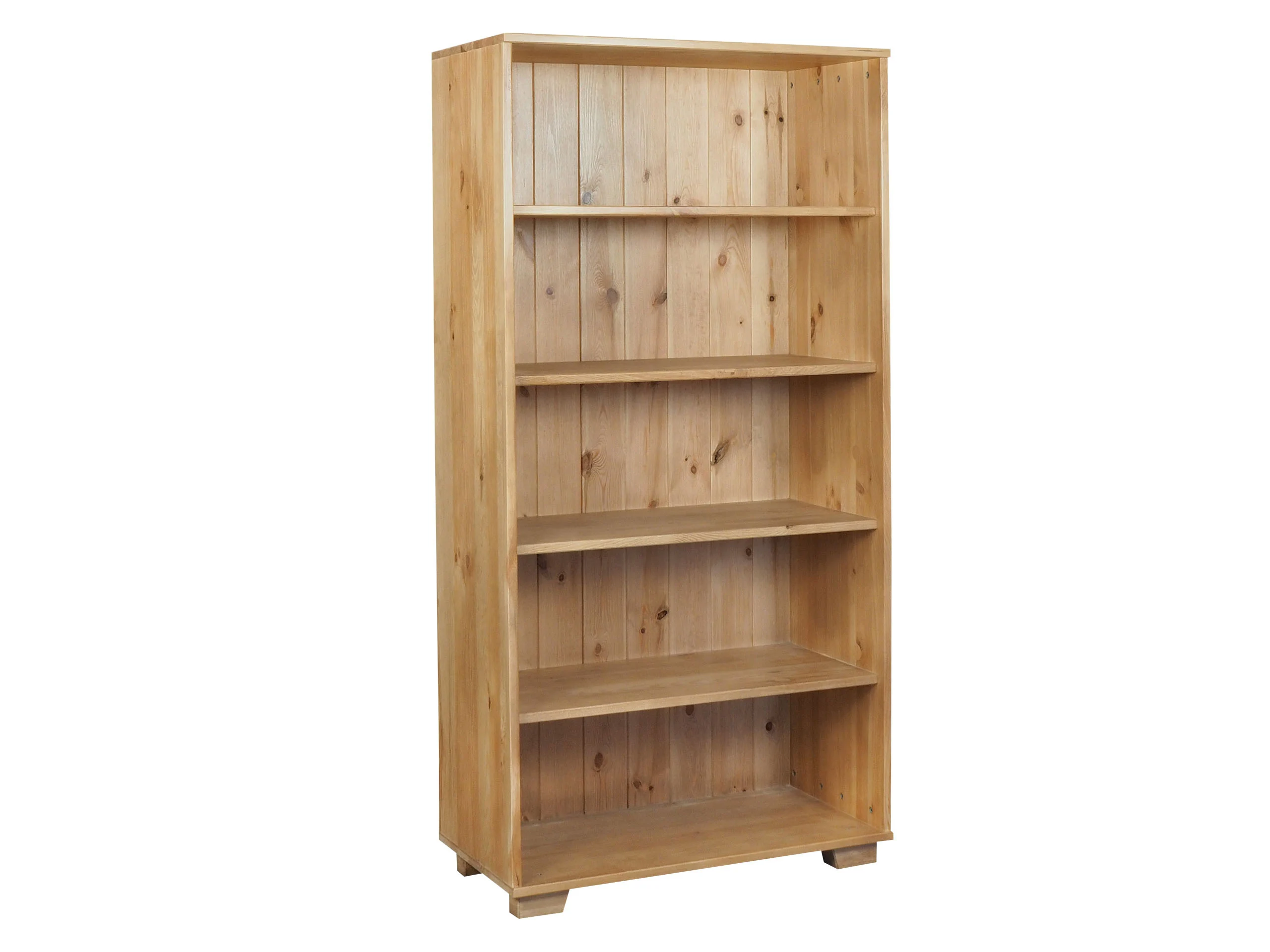Regał z drewna litego I NATURAL WOOD, kolor dębowy