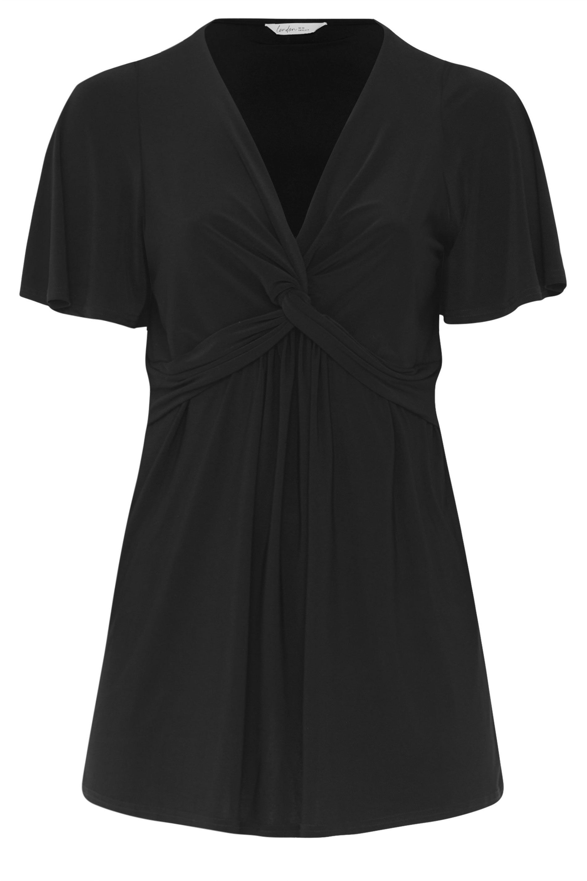 Yours Knot Detail Short Sleeve Top