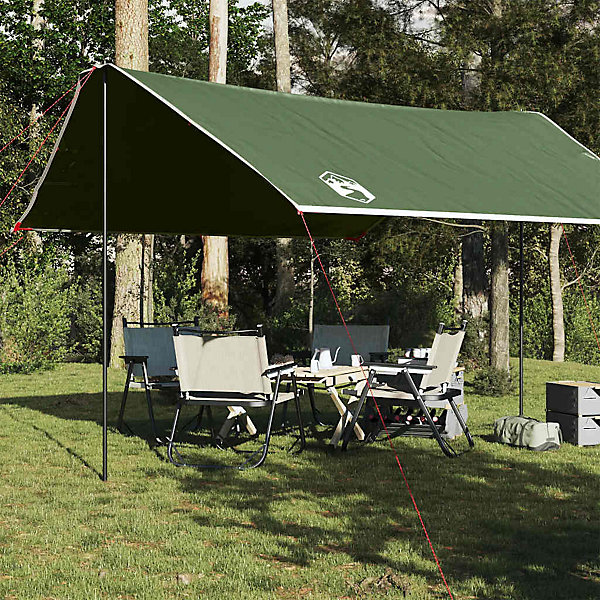 Bâche de camping vert 430x380x210 cm imperméable vidaXL