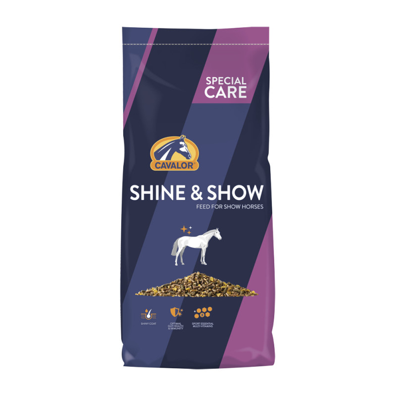 Mélange pour pur-sang et chevaux de concours Shine & Show 20 kg